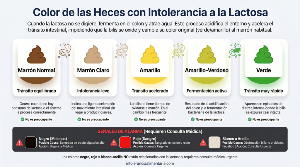 Escala de colores de heces